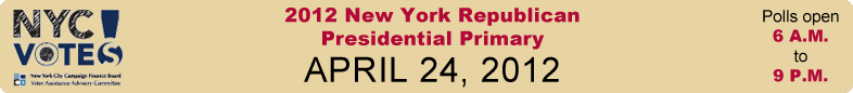 2012 New York Republican Presidential Primary